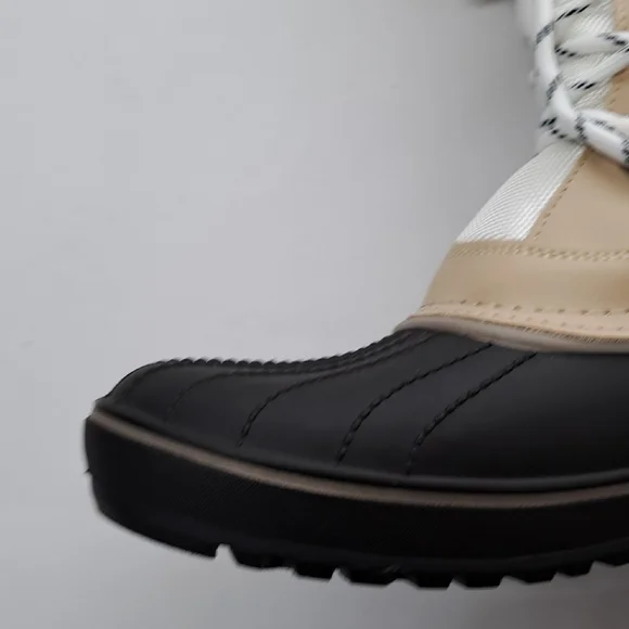 Dream Pairs Women's Winter Boots with Faux Fur in Tan and Black - Picture 7 of 16